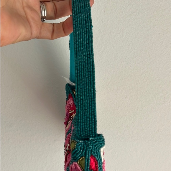 🌸✨ Viral Beaded Floral Shoulder Bag - Picture 3 of 8